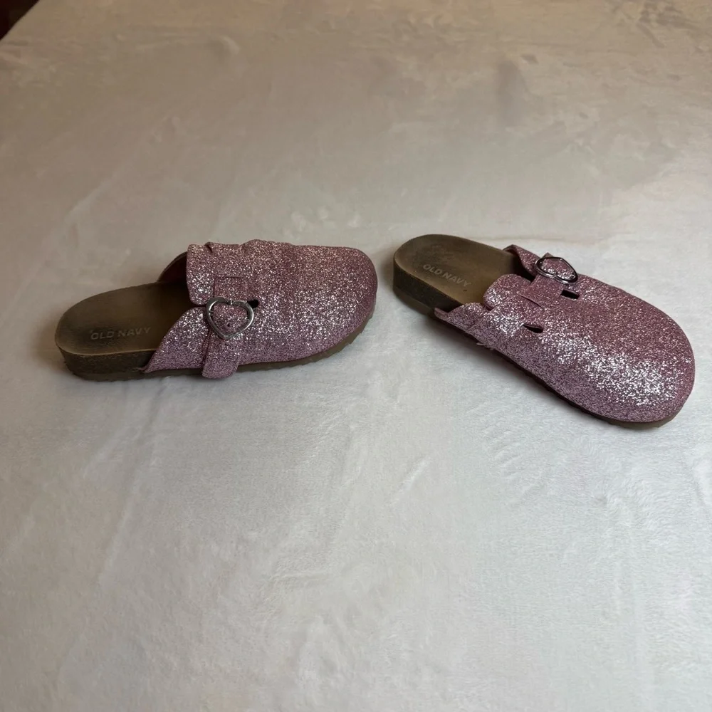 Old Navy Sparkling Pink Slip-On Shoes